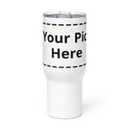 Customized Travel mug with a handle