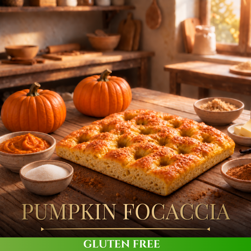 GF Harvest Pumpkin Focaccia