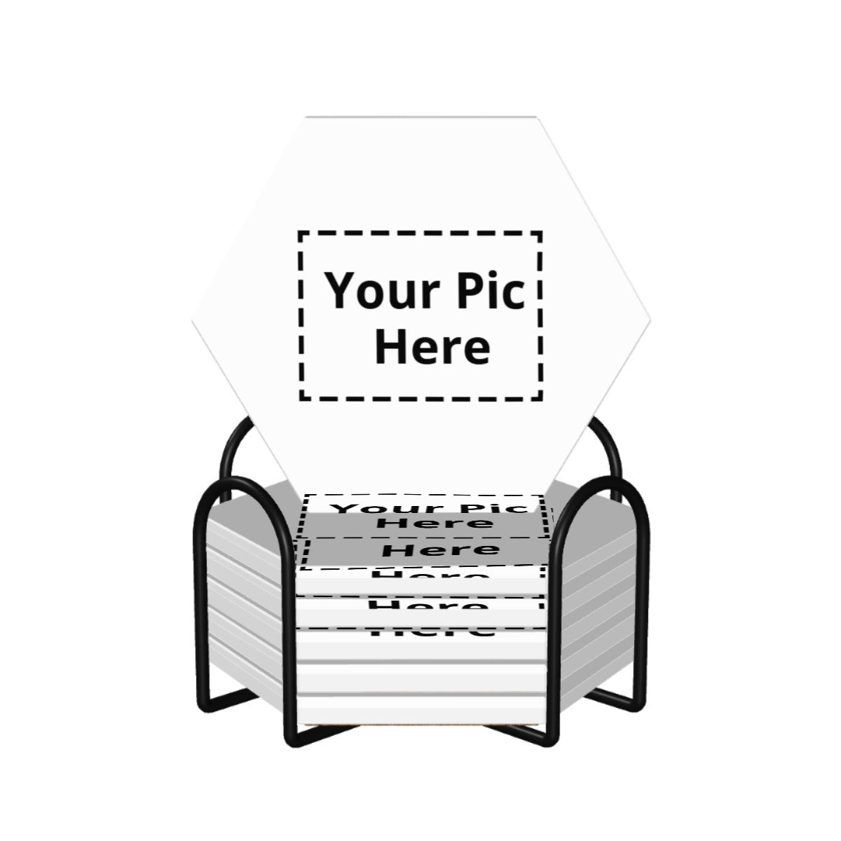 Customized Ceramic Coasters Set of 6